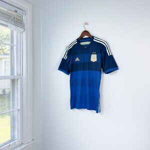 Adidas Climacool Argentina 2014 2015 Away Jersey Blue Mens Small